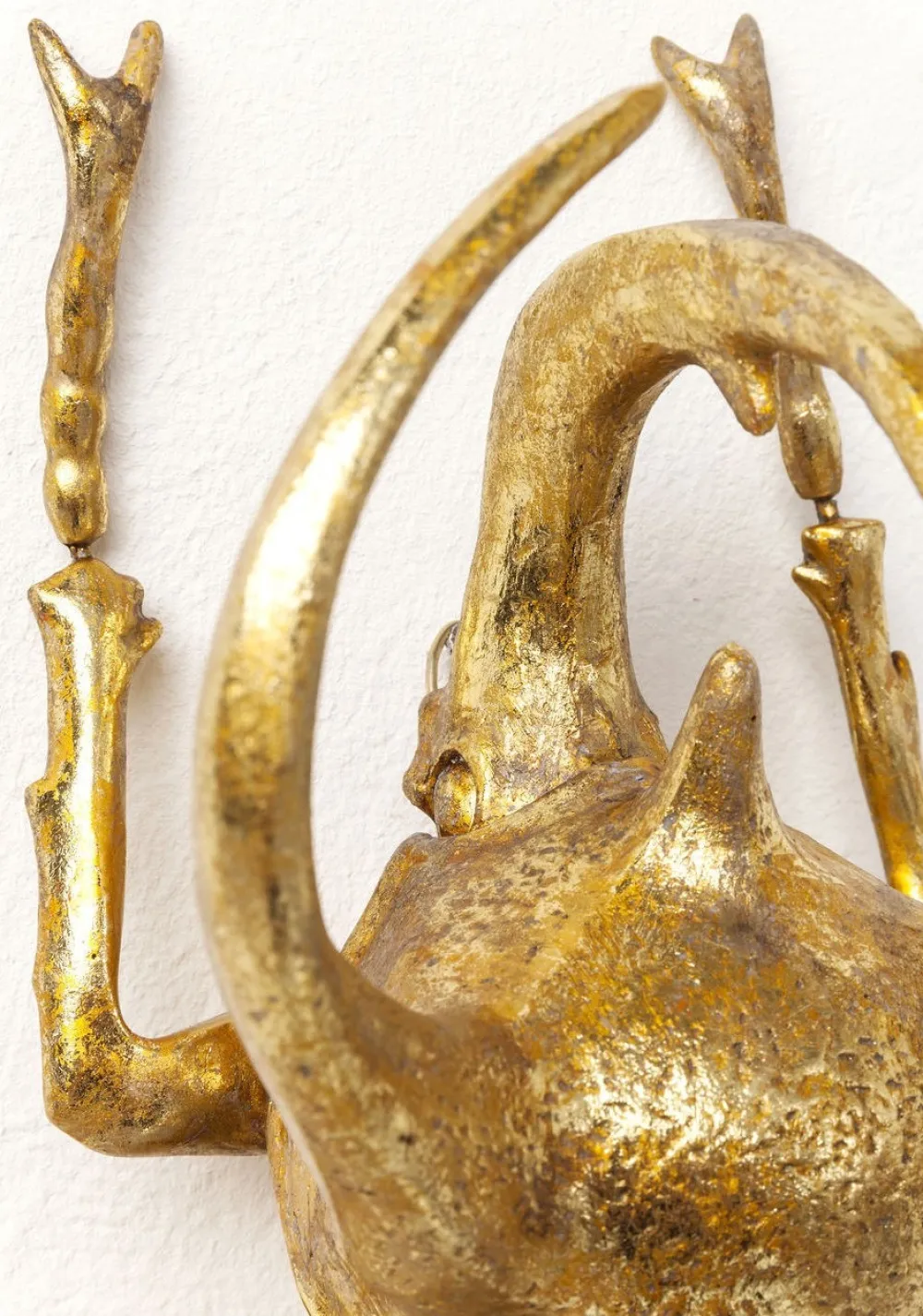 KARE Design Seinäkoristeet*Atlas Beetle Kovakuoriainen Seinäkoriste, Kulta