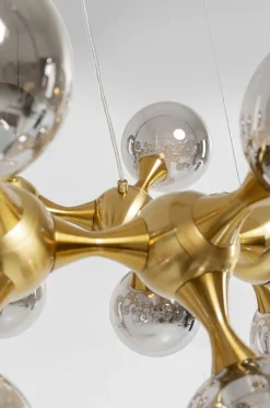 KARE Design Riippuvalaisimet*Atomic Balls Riippuvalaisin, Messinki Ø74cm