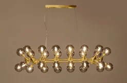 KARE Design Riippuvalaisimet*Atomic Balls Riippuvalaisin Messinki 140cm