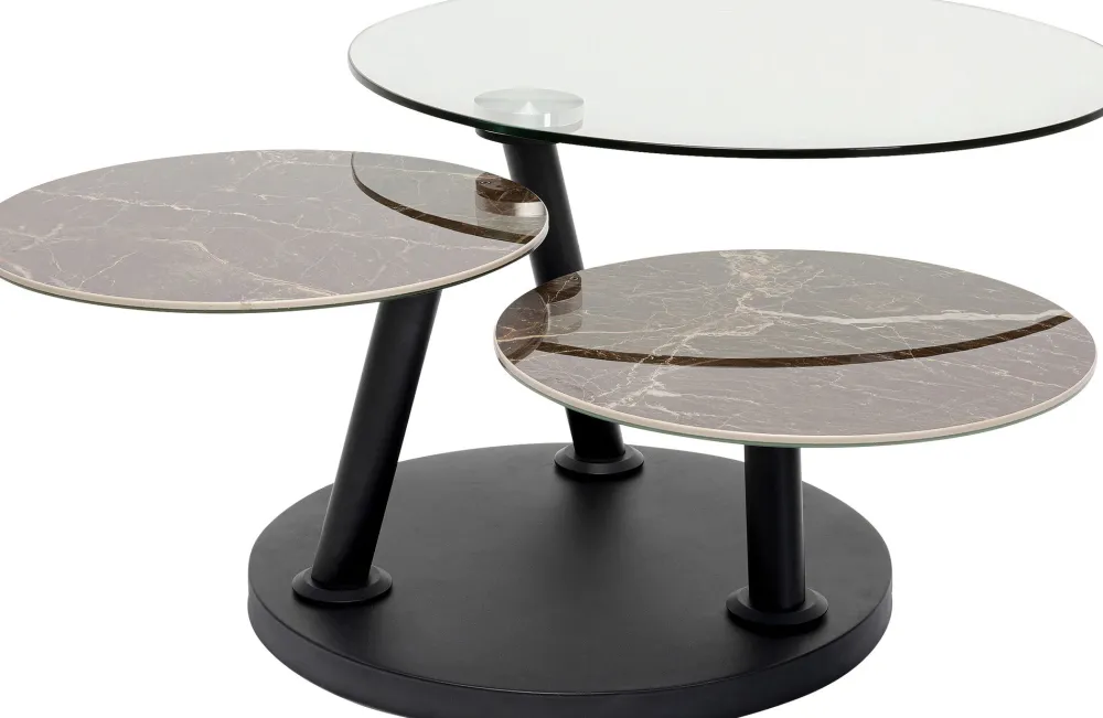 KARE Design Sohvapöydät|Olohuone*Avignon Muuneltava Sohvapöytä, 80 (+124)x80cm