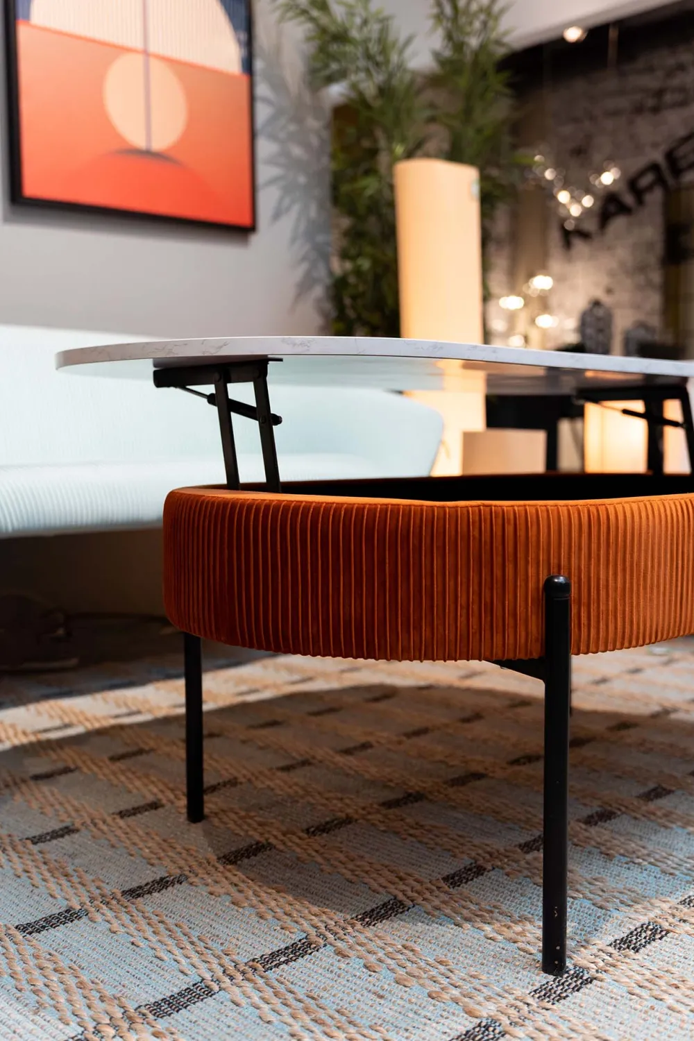 KARE Design Sohvapöydät*Ballabile Storage Sohvapöytä Säilytystilalla 114x60cm