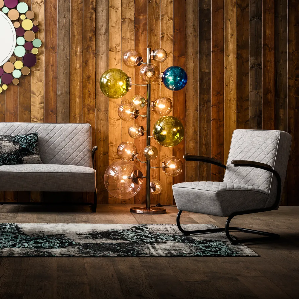 KARE Design Lattiavalaisimet|Olohuone*Balloon Colore 15 LED Lattiavalaisin