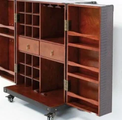 KARE Design Baarit*Bar Cabinet Globetrotter Baarikaappi, Medium