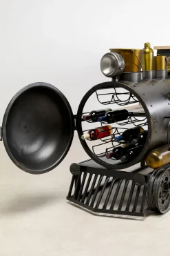 KARE Design Baarit*Bar Steamlock Baari Veturi, Teräs, Mangopuu 225cm