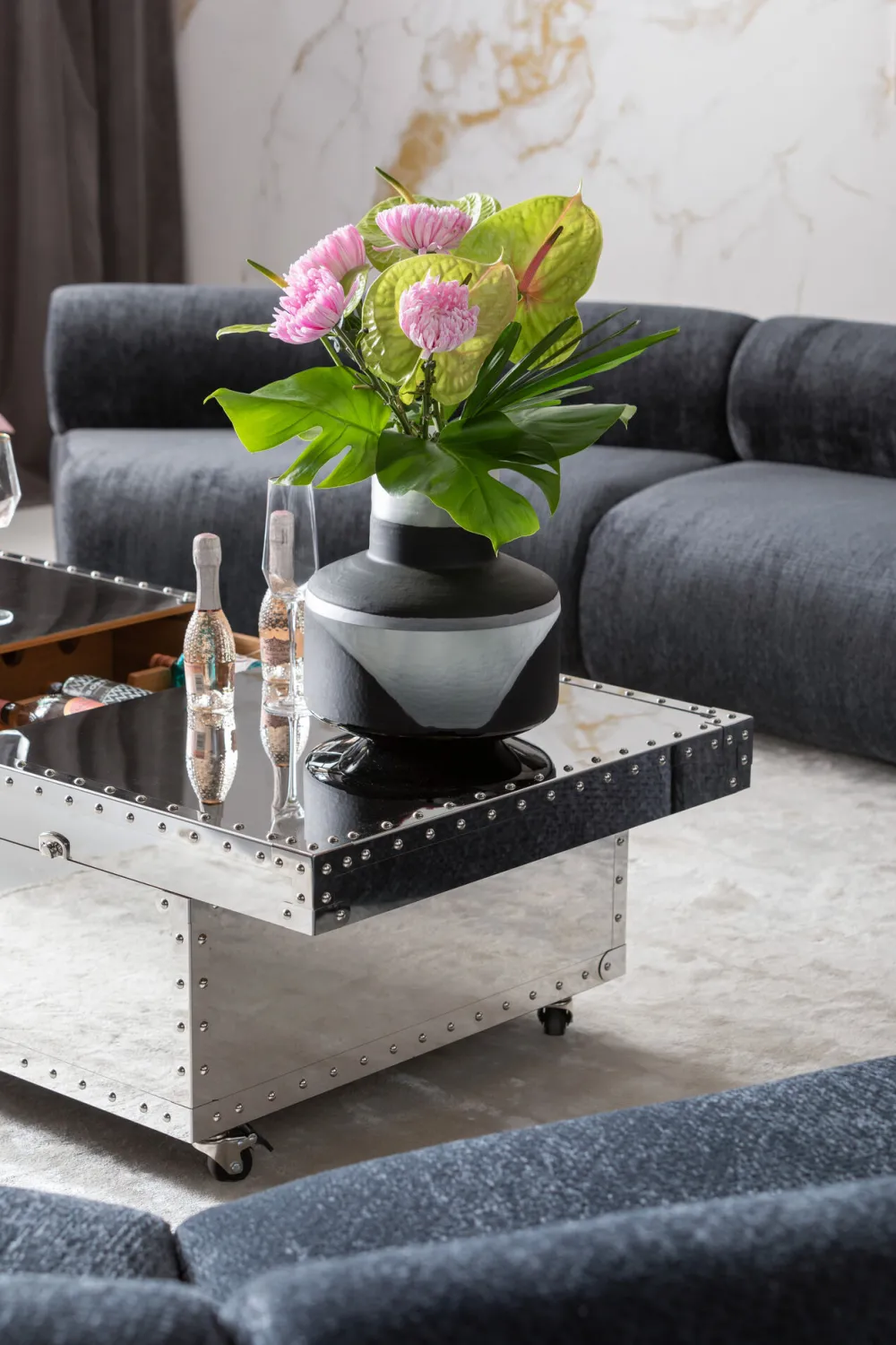 KARE Design Sohvapöydät|Olohuone*Bar Vegas Baarikaappi Sohvapöytä 120x75cm