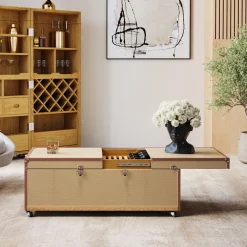 KARE Design Sohvapöydät|Olohuone*Bar Venezia Sohvapöytä, Baaripöytä, Kermanvärinen 120x75cm