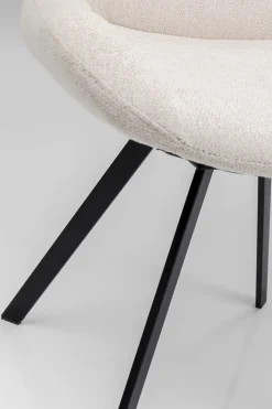 KARE Design Tuolit*Baron Pyörivä Tuoli Kermanvärinen