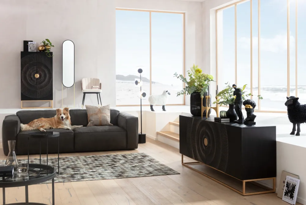 KARE Design Jalalliset Koriste-Esineet*Bathilde Pässi Musta 48cm