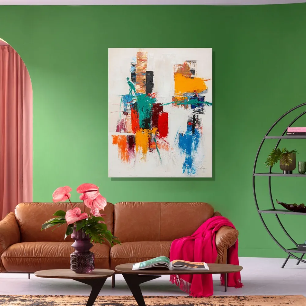 KARE Design Taulut*Be Happy Canvas Taulu 150x120cm