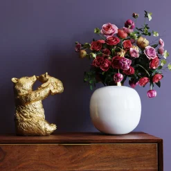 KARE Design Koriste-Esineet*Bear Lucky Mom Gold Karhu Koriste-esine 27cm