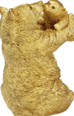 KARE Design Koriste-Esineet*Bear Lucky Mom Gold Karhu Koriste-esine 27cm