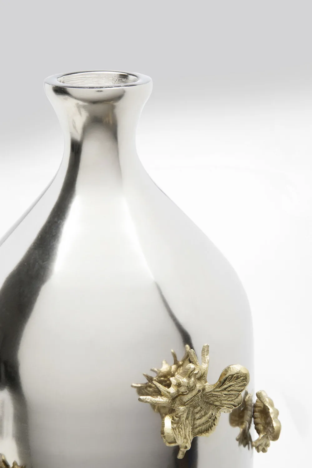 KARE Design Maljakot*Bees Mehiläiset Maljakko Hopea 46cm