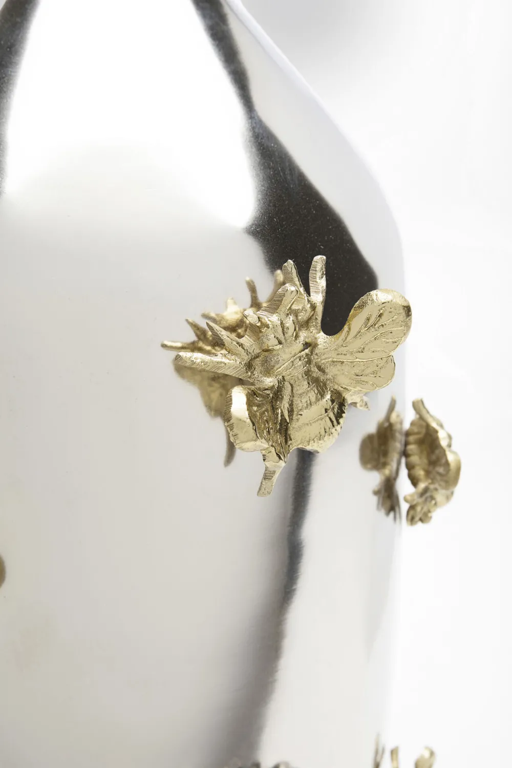 KARE Design Maljakot*Bees Mehiläiset Maljakko Hopea 46cm