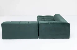 KARE Design Kulmasohvat*Belami Kulmasohva - Samettia, Tummanvihreä, Vasen 265cm