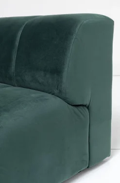 KARE Design Kulmasohvat*Belami Kulmasohva - Samettia, Tummanvihreä, Vasen 265cm