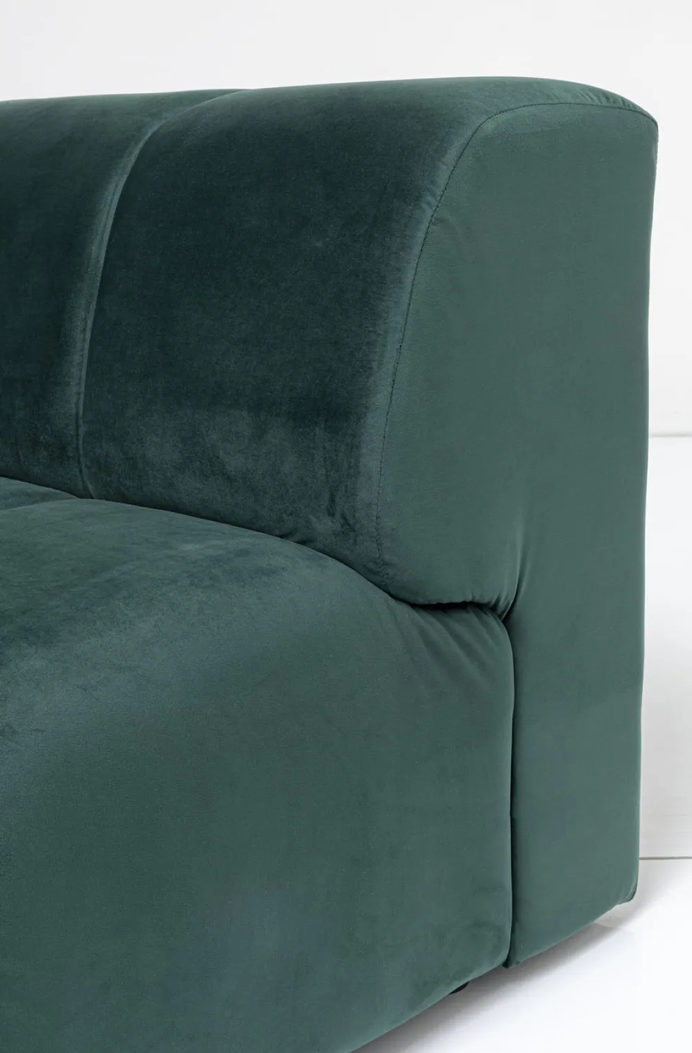 KARE Design Kulmasohvat*Belami Kulmasohva - Samettia, Tummanvihreä, Vasen 265cm