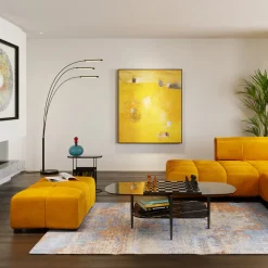 KARE Design Rahit Ja Jakkarat*Belami Rahi - Samettia, Amber