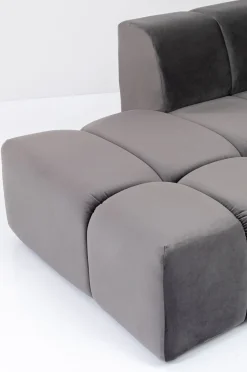 KARE Design Kulmasohvat*Belami Velvet Kulmasohva -samettia, Harmaa, Vasen