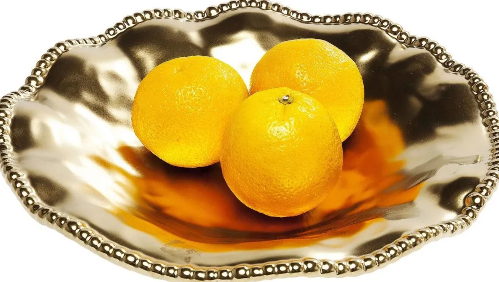 KARE Design Keittiö Ja Astiat*Bell Lautanen, Kulta Ø36cm