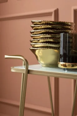 KARE Design Keittiö Ja Astiat*Bell Lautanen, Kulta Ø36cm