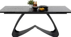 KARE Design Pöydät*Bellagio Jatkettava Pöytä Lasia Ja Terästä 180(40+40)x95cm