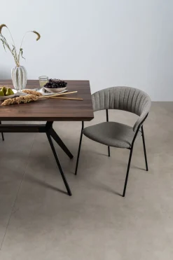 KARE Design Tuolit*Belle Tuoli Käsinojilla - Beige (2/Setti)