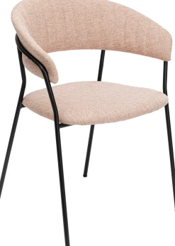 KARE Design Tuolit*Belle Tuoli Käsinojilla - Roosa (2/Setti)