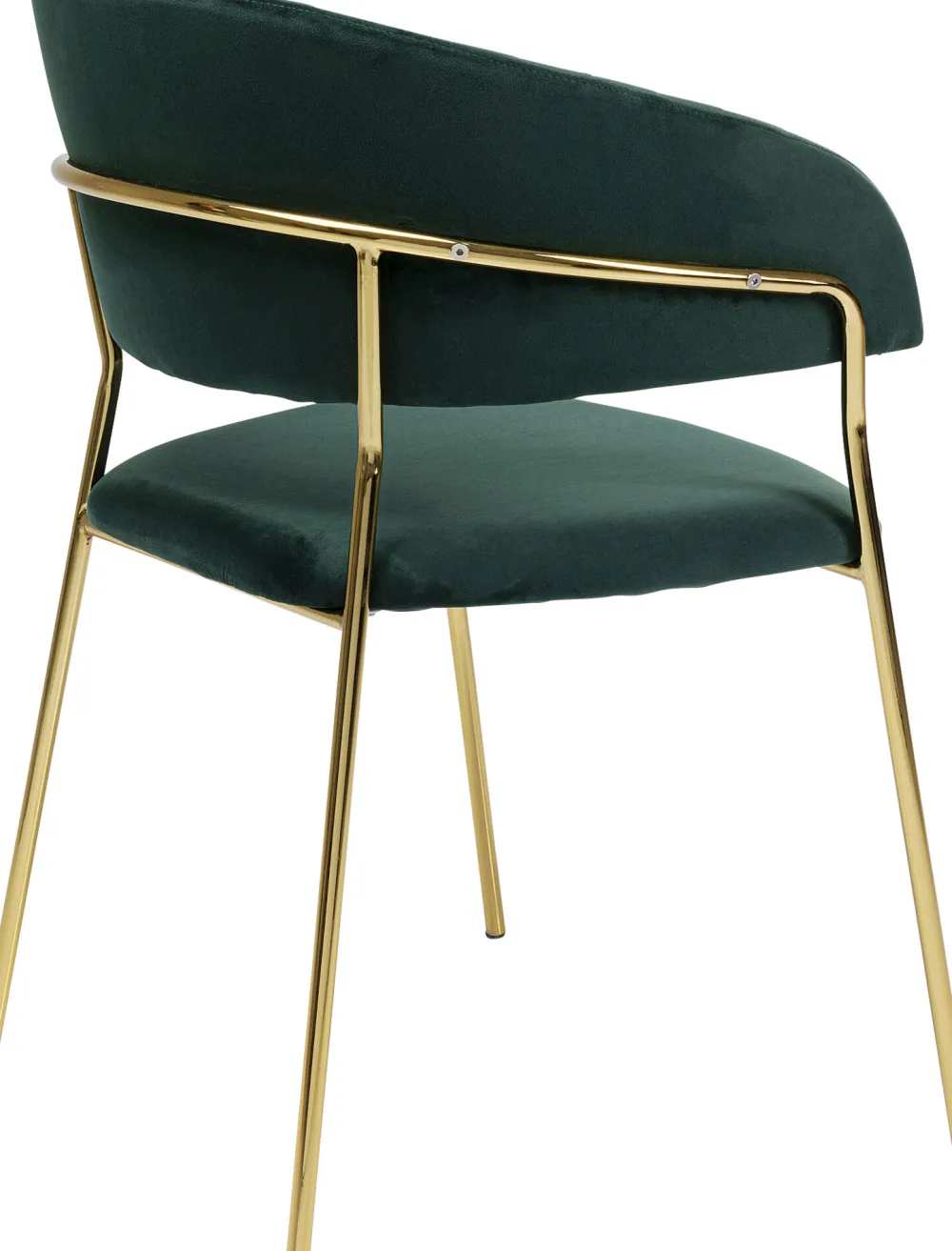 KARE Design Tuolit*Belle Tuoli Käsinojilla - Sametti, Vihreä (2/Setti)