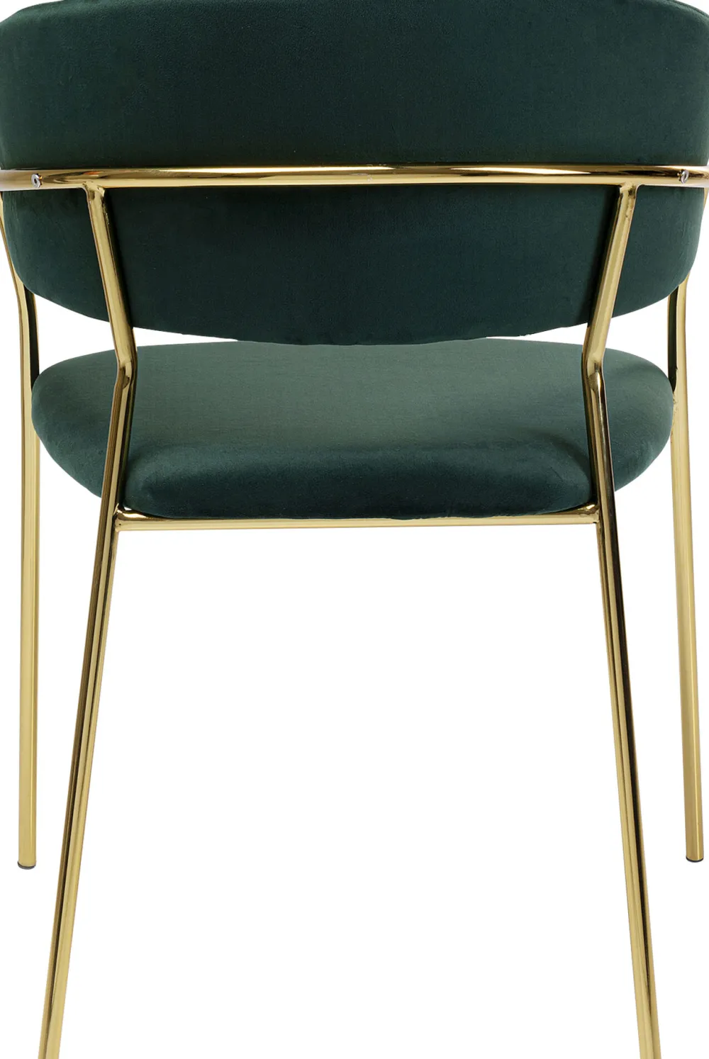 KARE Design Tuolit*Belle Tuoli Käsinojilla - Sametti, Vihreä (2/Setti)