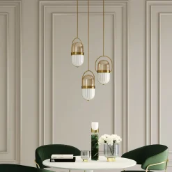 KARE Design Tuolit*Belle Tuoli Käsinojilla - Sametti, Vihreä (2/Setti)