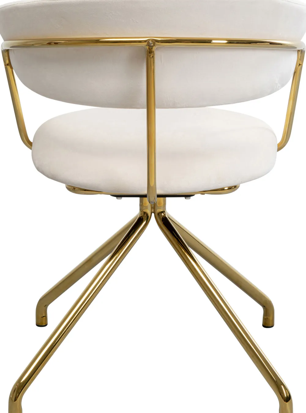 KARE Design Tuolit*Belle Velvet Kääntyvä Tuoli, Samettia, Kermanvärinen