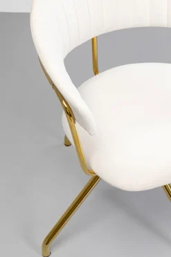 KARE Design Tuolit*Belle Velvet Kääntyvä Tuoli, Samettia, Kermanvärinen