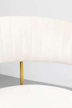 KARE Design Tuolit*Belle Velvet Kääntyvä Tuoli, Samettia, Kermanvärinen