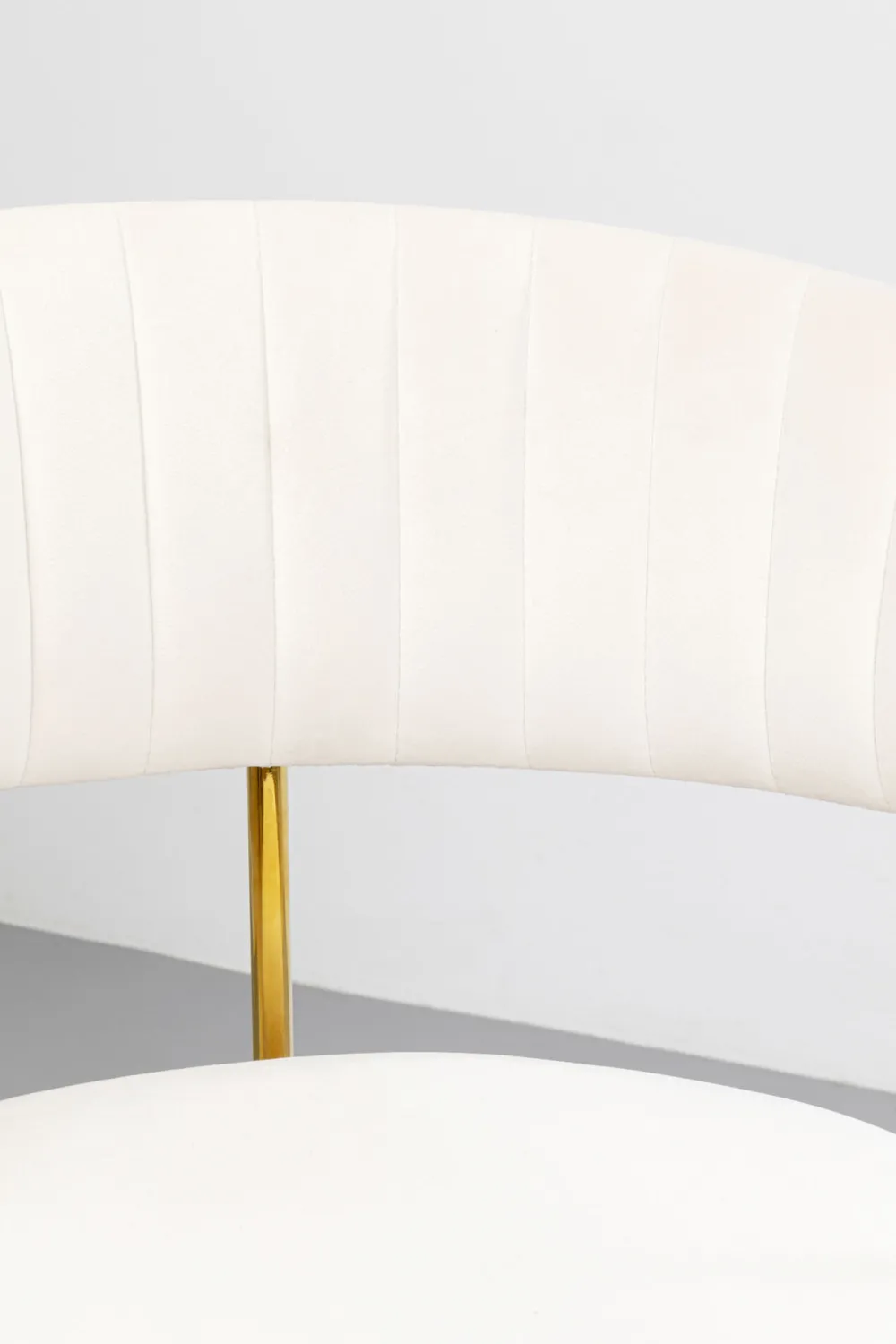 KARE Design Tuolit*Belle Velvet Kääntyvä Tuoli, Samettia, Kermanvärinen