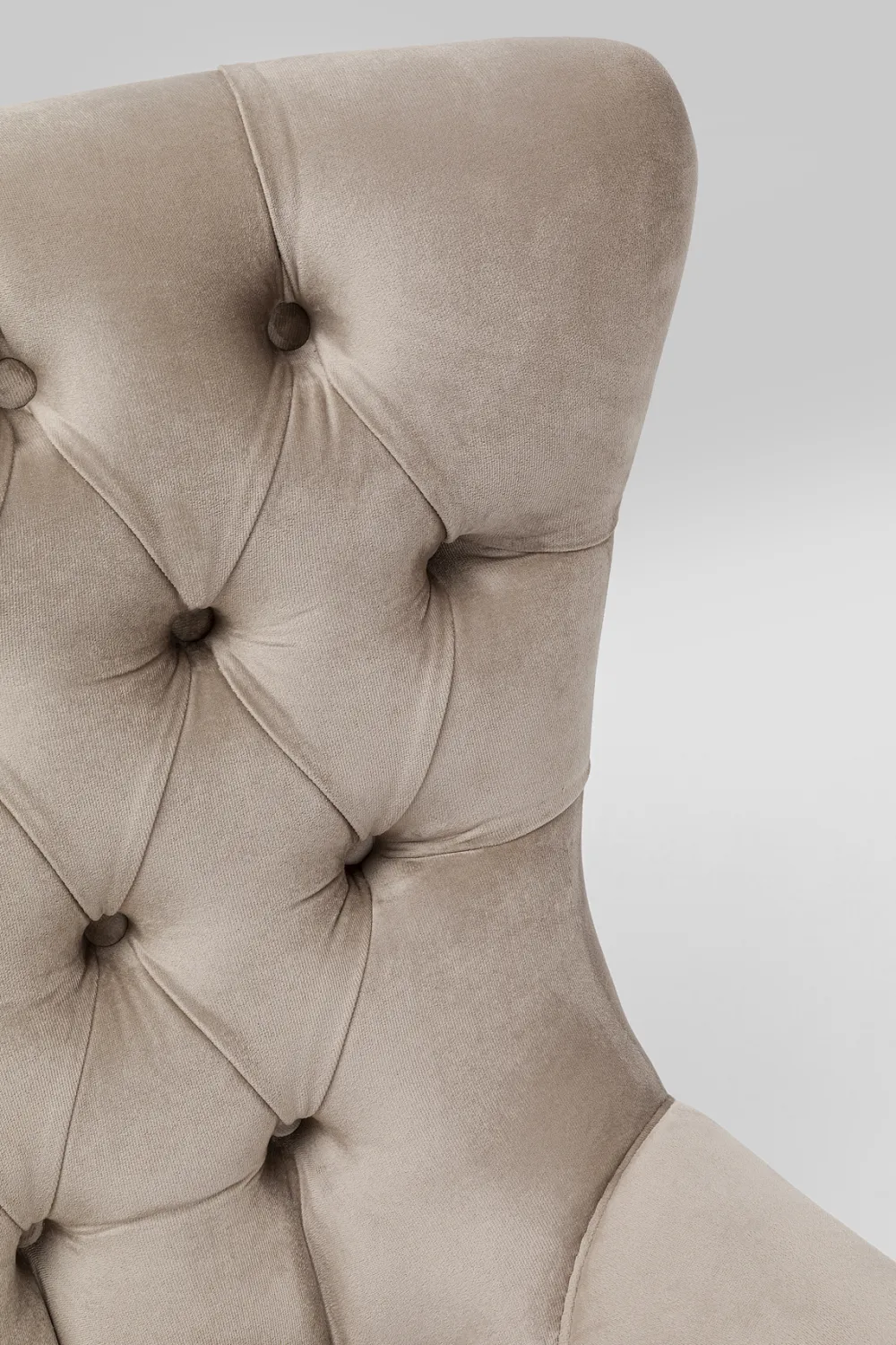 KARE Design Nojatuolit*Bellissima Pyörivä Nojatuoli - Samettia, Beige