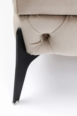 KARE Design Rahit Ja Jakkarat*Bellissima Rahi, Samettia, Taupe 80cm