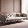 KARE Design Sohvat*Bellissima Sohva 3-istuttava - Sametti, Beige 240cm