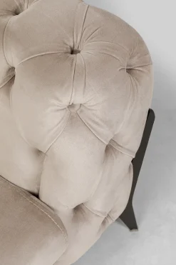 KARE Design Sohvat*Bellissima Sohva 2-istuttava - Sametti, Beige 200cm