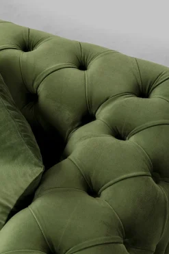 KARE Design Olohuone|Kulmasohvat*Bellissima Velvet Kulmasohva Vihreä Oikea 240x180cm