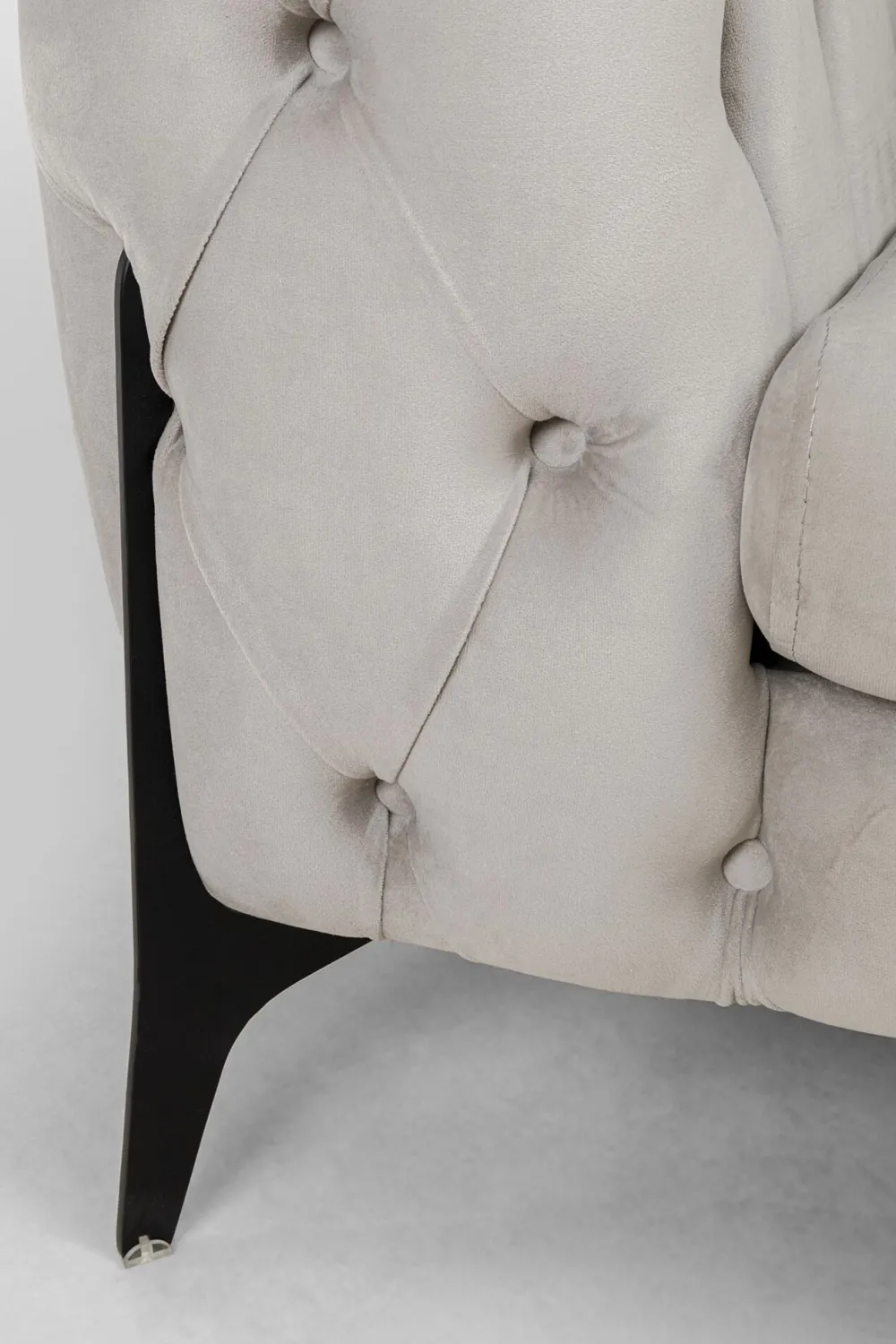 KARE Design Olohuone|Kulmasohvat*Bellissima Velvet Kulmasohva Taupe Vasen 180x240cm