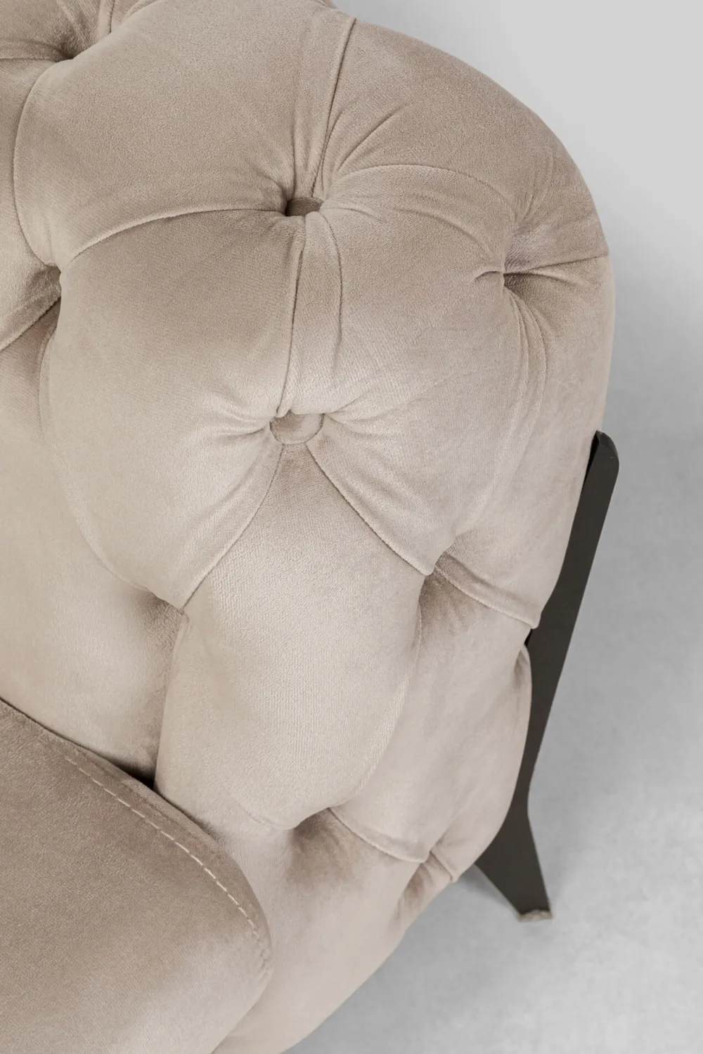 KARE Design Olohuone|Kulmasohvat*Bellissima Velvet Kulmasohva Taupe Vasen 180x240cm