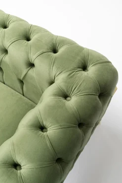 KARE Design Nojatuolit*Bellissima Velvet Nojatuoli, Sametti, Vihreä 120cm