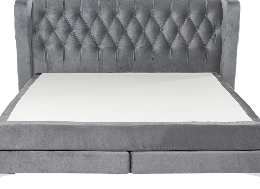 KARE Design Sängyt*Benito Moon Grey Säbnky Harmaa 180x200cm