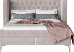 KARE Design Sängyt*Benito Moon Sänky, Harmaa 180x200cm