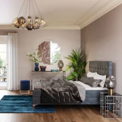 KARE Design Sängyt*Benito Star Sänky, Harmaa 180x200cm