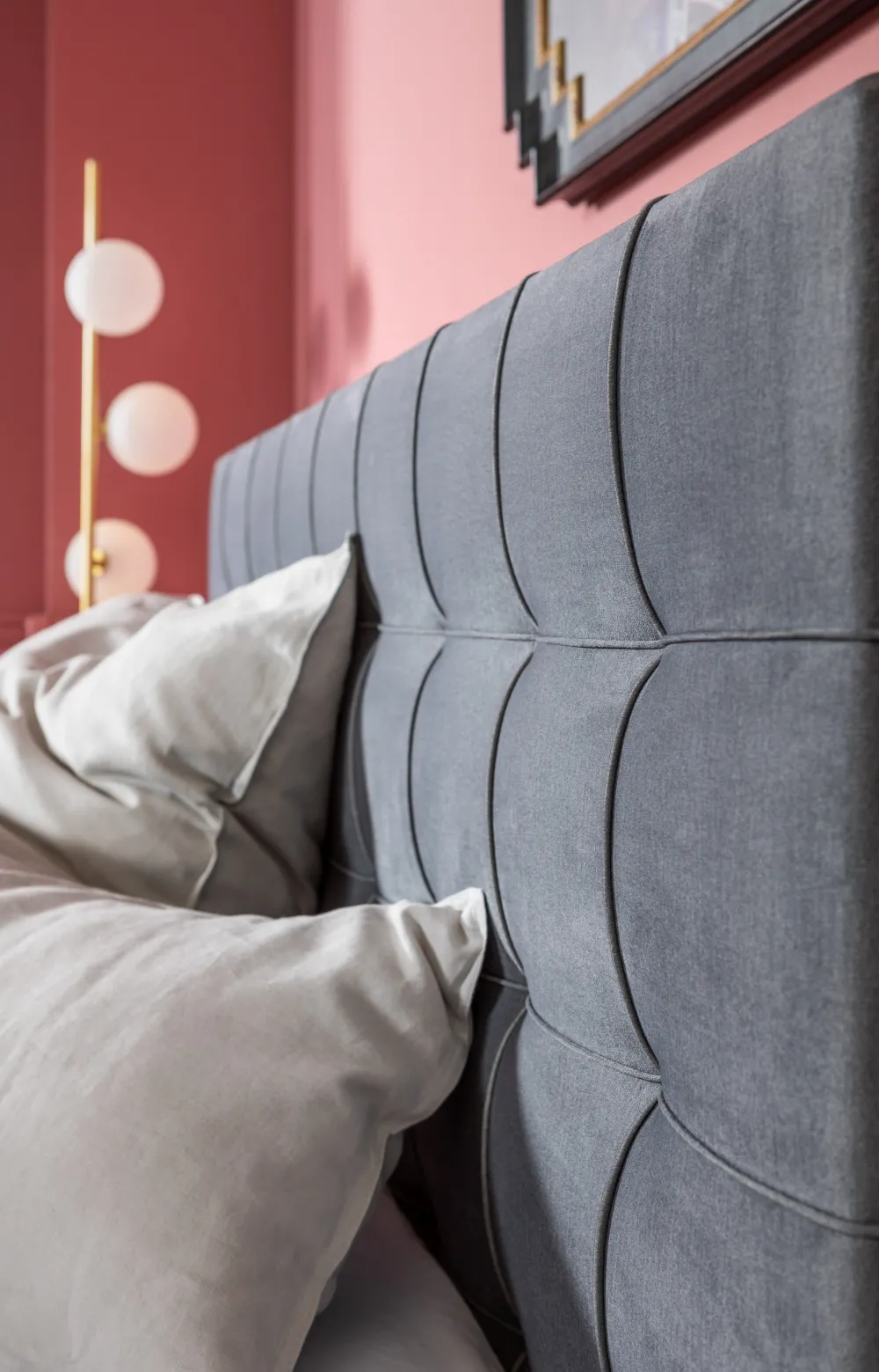 KARE Design Sängyt*Benito Star Sänky, Harmaa 180x200cm