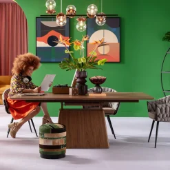 KARE Design Pöydät*Benvenuto Jatkettava Pöytä, Pähkinä 200(50)x110cm