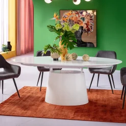 KARE Design Pöydät*Benvenuto Jatkettava Pöytä, Valkoinen 200(50)x110cm