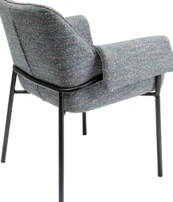 KARE Design Tuolit*Bess Flitter Tuoli Käsinojilla, Harmaa