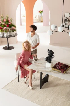 KARE Design Tuolit*Bess Tuoli Käsinojilla, Kermanvärinen